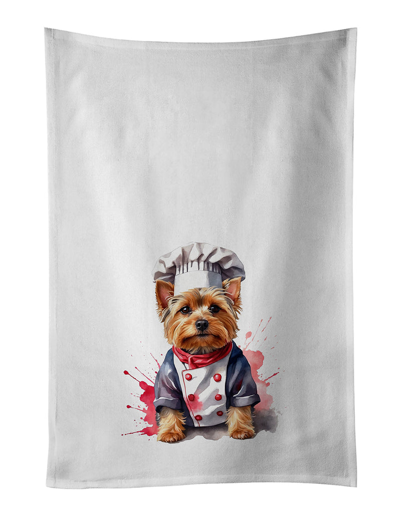 Yorkshire Terrier Chef Kitchen Towel Set of 2