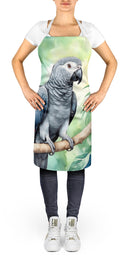 African Grey Parrot Apron – Artist-Designed Kitchen, BBQ & Craft Apron