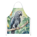 African Grey Parrot Apron – Artist-Designed Kitchen, BBQ & Craft Apron