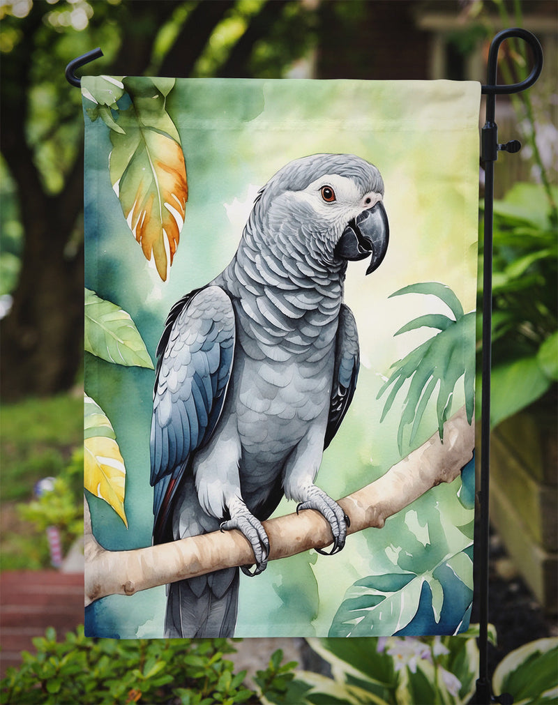 African Grey Parrot Garden Flag –  Garden Flag by Caroline's Treasures