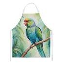 African Ringneck Parrot Apron – Artist-Designed Kitchen, BBQ & Craft Apron
