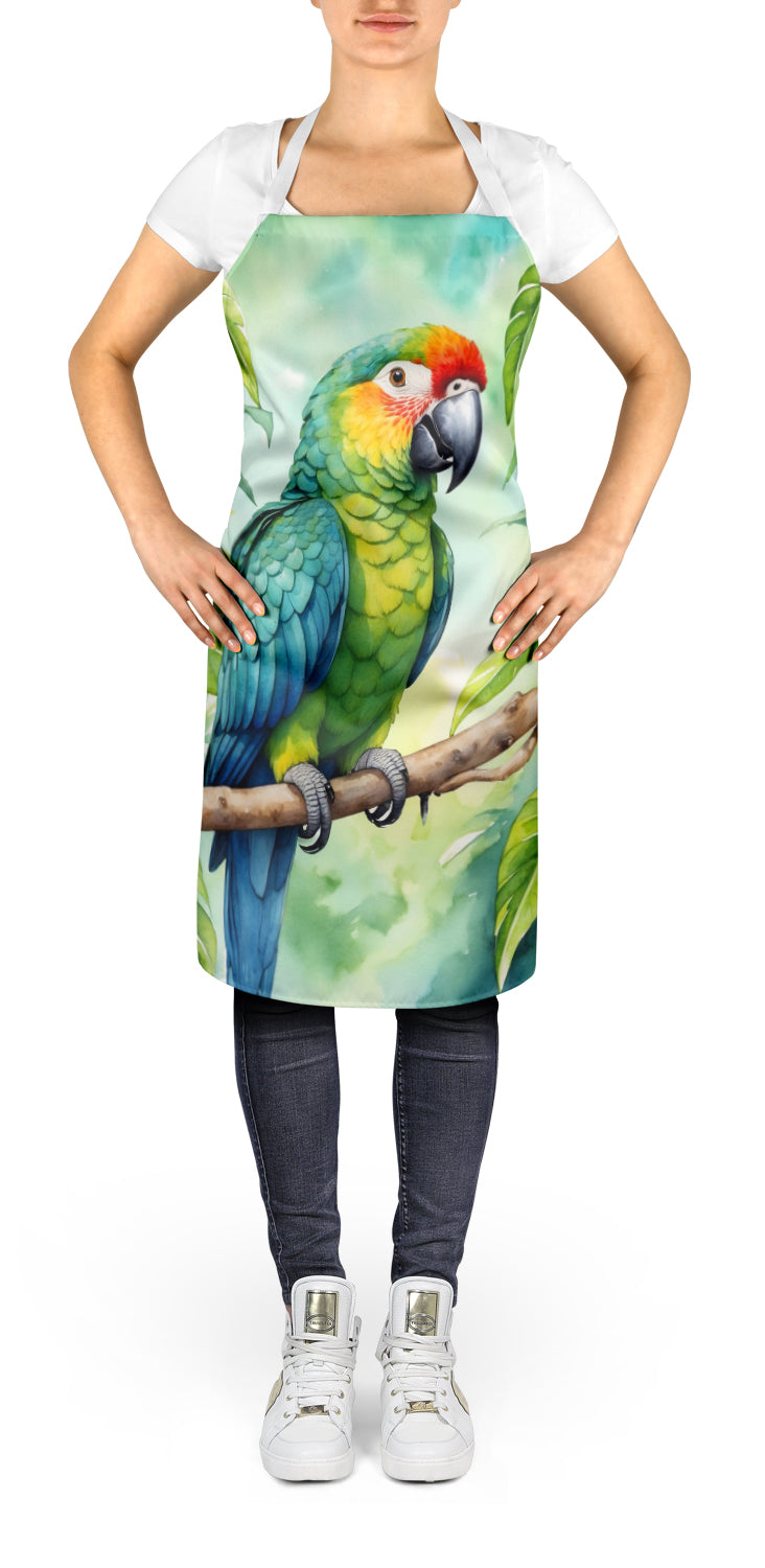 Amazon Parrot Apron – Artist-Designed Kitchen, BBQ & Craft Apron