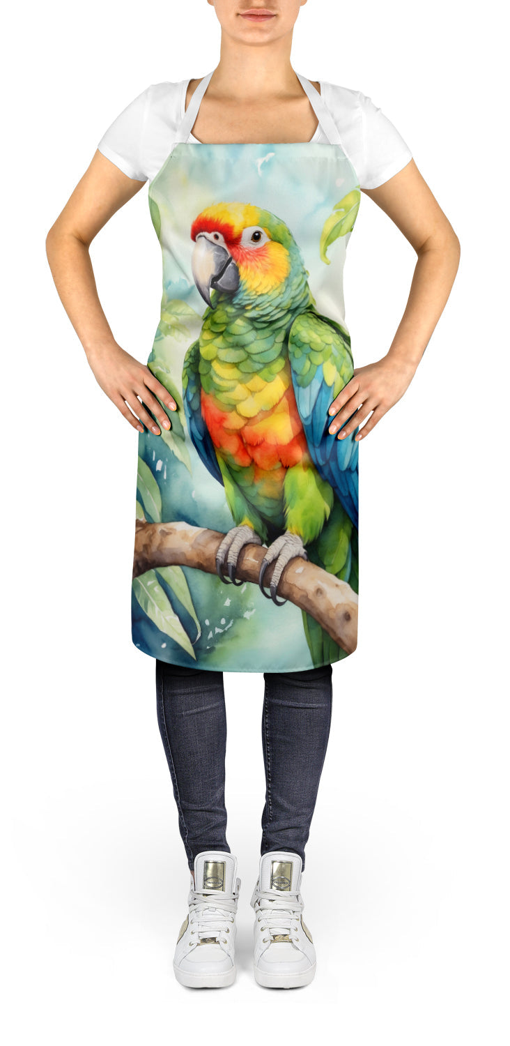 Amazon Parrot Apron – Artist-Designed Kitchen, BBQ & Craft Apron