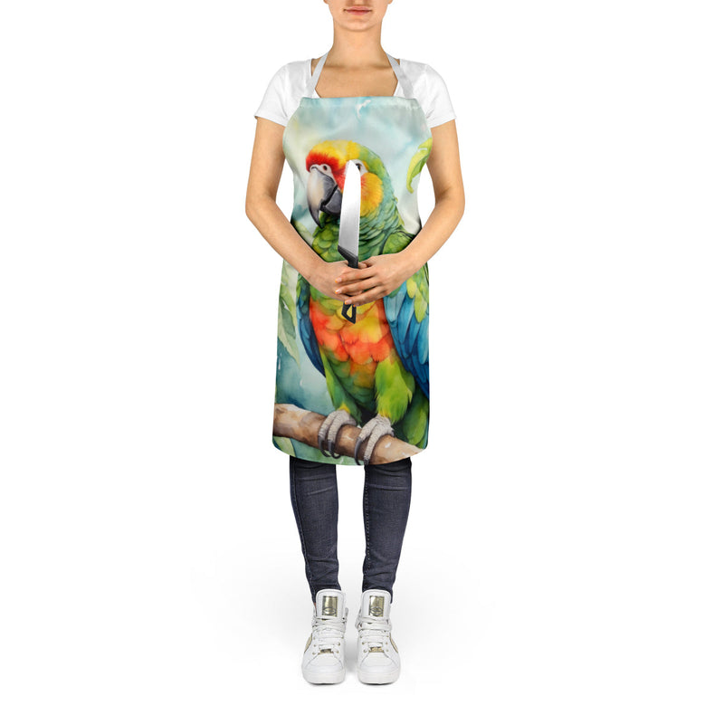 Amazon Parrot Apron – Artist-Designed Kitchen, BBQ & Craft Apron