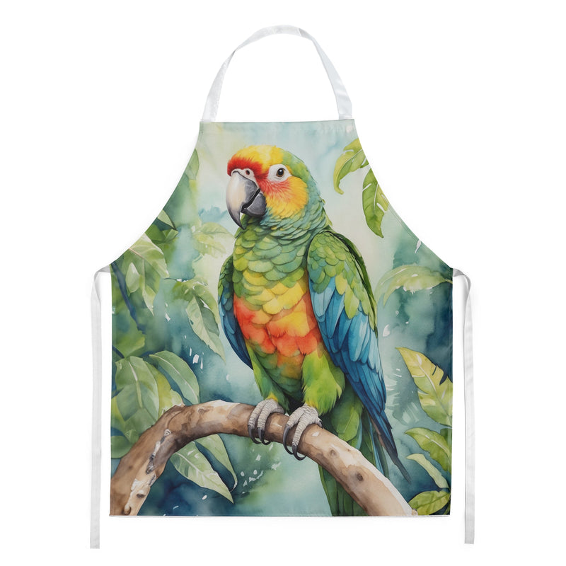Amazon Parrot Apron – Artist-Designed Kitchen, BBQ & Craft Apron