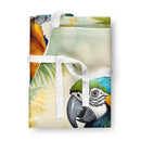 Blue and Gold Macaw Apron – Artist-Designed Kitchen, BBQ & Craft Apron