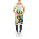 Blue and Gold Macaw Apron – Artist-Designed Kitchen, BBQ & Craft Apron