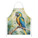Blue and Gold Macaw Apron – Artist-Designed Kitchen, BBQ & Craft Apron