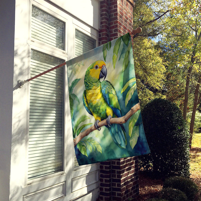 Yellownaped Amazon Parrot House Flag