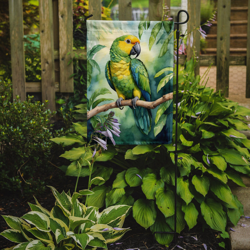 Yellownaped Amazon Parrot Garden Flag