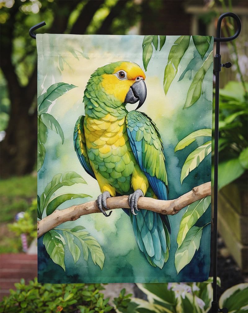 Yellownaped Amazon Parrot Garden Flag