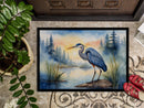 Blue Heron Emerging as the day fades Doormat-24x36 Indoor / Outdoor Rug | Made in USA