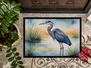 Blue Heron Emerging as the day fades Doormat-24x36 Indoor / Outdoor Rug | Made in USA