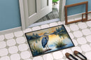 Blue Heron in the Golden Hour Doormat-24x36 Indoor / Outdoor Rug | Made in USA