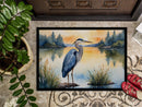 Blue Heron in the Golden Hour Doormat - 18X27 Indoor / Outdoor Rug | Made in USA
