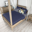 Blue Heron in the Golden Hour Standard Pillowcase – Artistic Decorative Front, White Back