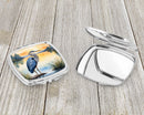 Blue Heron in the Golden Hour Compact Mirror – Stylish Purse Mirror with Artistic Covers