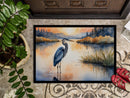 Blue Heron in the Golden Hour Doormat-24x36 Indoor / Outdoor Rug | Made in USA