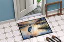 Blue Heron in the Golden Hour Doormat - 18X27 Indoor / Outdoor Rug | Made in USA