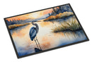 Blue Heron in the Golden Hour Doormat - 18X27 Indoor / Outdoor Rug | Made in USA