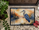Blue Heron in the Golden Hour Doormat-24x36 Indoor / Outdoor Rug | Made in USA