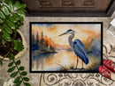 Blue Heron in the Golden Hour Doormat - 18X27 Indoor / Outdoor Rug | Made in USA