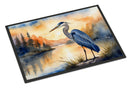 Blue Heron in the Golden Hour Doormat - 18X27 Indoor / Outdoor Rug | Made in USA