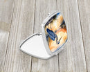 Blue Heron in the Golden Hour Compact Mirror – Stylish Purse Mirror with Artistic Covers