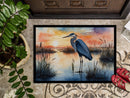 Blue Heron Setting Sun Doormat - 18X27 Indoor / Outdoor Rug | Made in USA