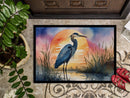 Blue Heron Setting Sun Doormat-24x36 Indoor / Outdoor Rug | Made in USA