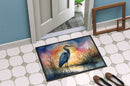 Blue Heron Setting Sun Doormat-24x36 Indoor / Outdoor Rug | Made in USA