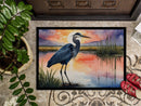 Blue Heron Setting Sun Doormat-24x36 Indoor / Outdoor Rug | Made in USA