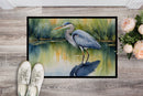 Blue Heron Stalking Prey Doormat-24x36 Indoor / Outdoor Rug | Made in USA