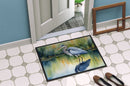 Blue Heron Stalking Prey Doormat-24x36 Indoor / Outdoor Rug | Made in USA