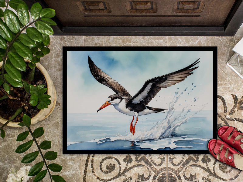 Black Skimmer Doormat-24x36 Indoor / Outdoor Rug | Made in USA