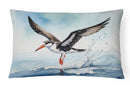 Black Skimmer Throw Pillow