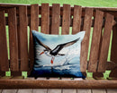 Black Skimmer Throw Pillow - 14x14 Decorative Pillow – Art for Your Home & Patio