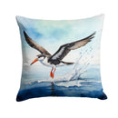 Black Skimmer Throw Pillow - 14x14 Decorative Pillow – Art for Your Home & Patio