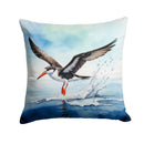Black Skimmer Throw Pillow