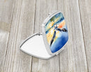 Gull Flying Low Compact Mirror – Stylish Purse Mirror with Artistic Covers