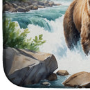 Alaskan Wilderness Grizzly Bear Dish Drying Mat