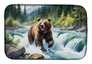 Alaskan Wilderness Grizzly Bear Dish Drying Mat