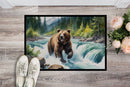 Alaskan Wilderness Grizzly Bear Doormat-24x36 Indoor / Outdoor Rug | Made in USA