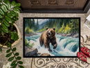 Alaskan Wilderness Grizzly Bear Doormat-24x36 Indoor / Outdoor Rug | Made in USA