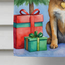 Border Terrier Christmas Reindeer House Flag