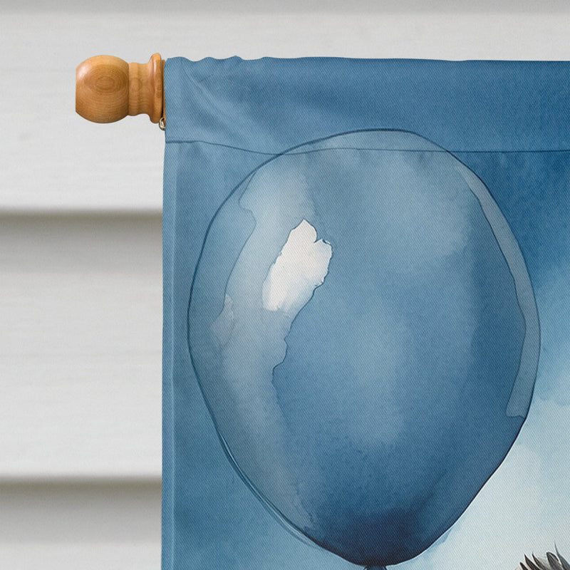 Affenpinscher Happy Birthday House Flag