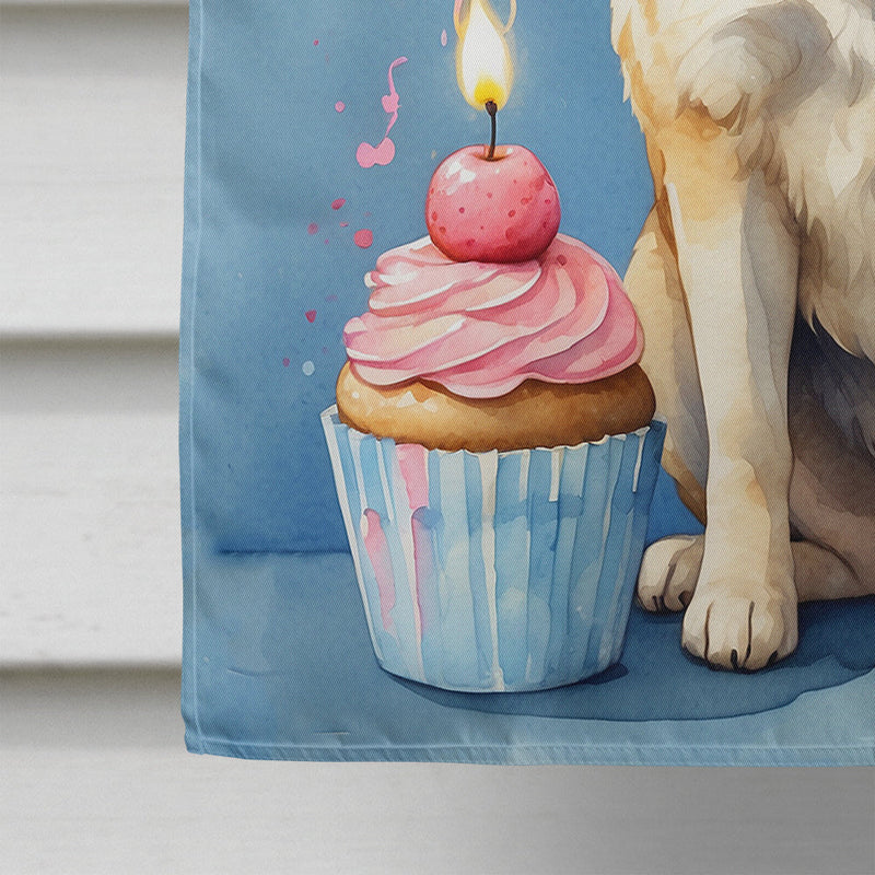 Akita Happy Birthday House Flag