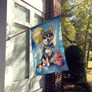 Alaskan Klee Kai Happy Birthday House Flag