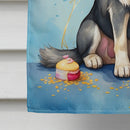 Alaskan Klee Kai Happy Birthday House Flag