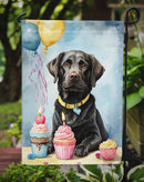 Black Labrador Retriever Happy Birthday Garden Flag –  Garden Flag by Caroline's Treasures